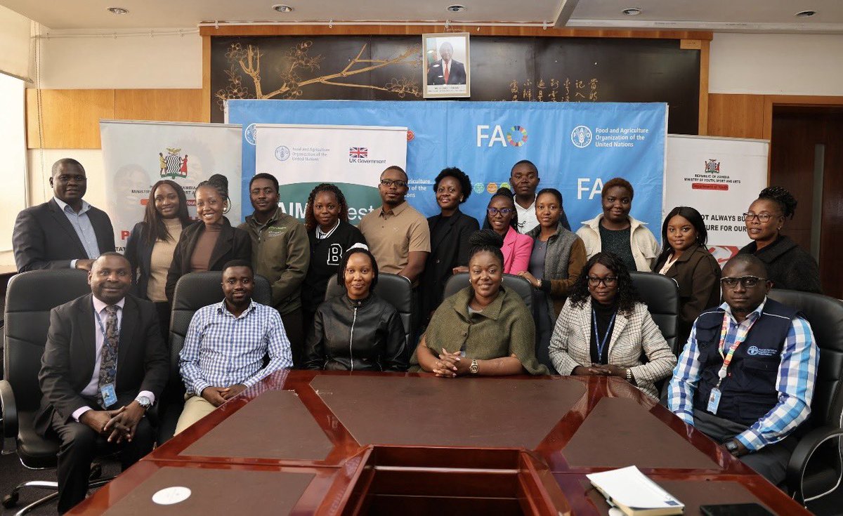 TheYoungFarmer's tweet image. Last week, I had the incredible opportunity to take part in a three-day workshop as one of Zambia’s Forest Champions under the FAO the workshop was in collaboration with the Ministry of Youth, Sport and Arts, this was the first Day
The workshop was officially opened by the…