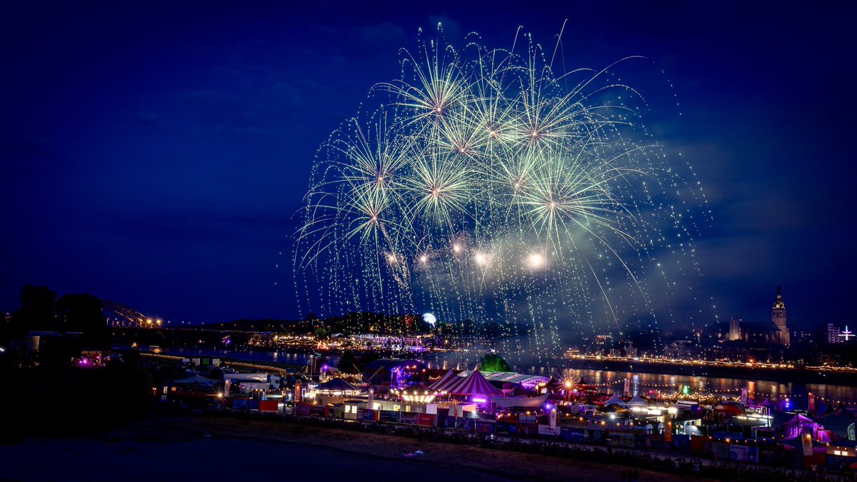 Dag twee Zomerfeesten met het traditionele vuurwerk #zomerfeesten