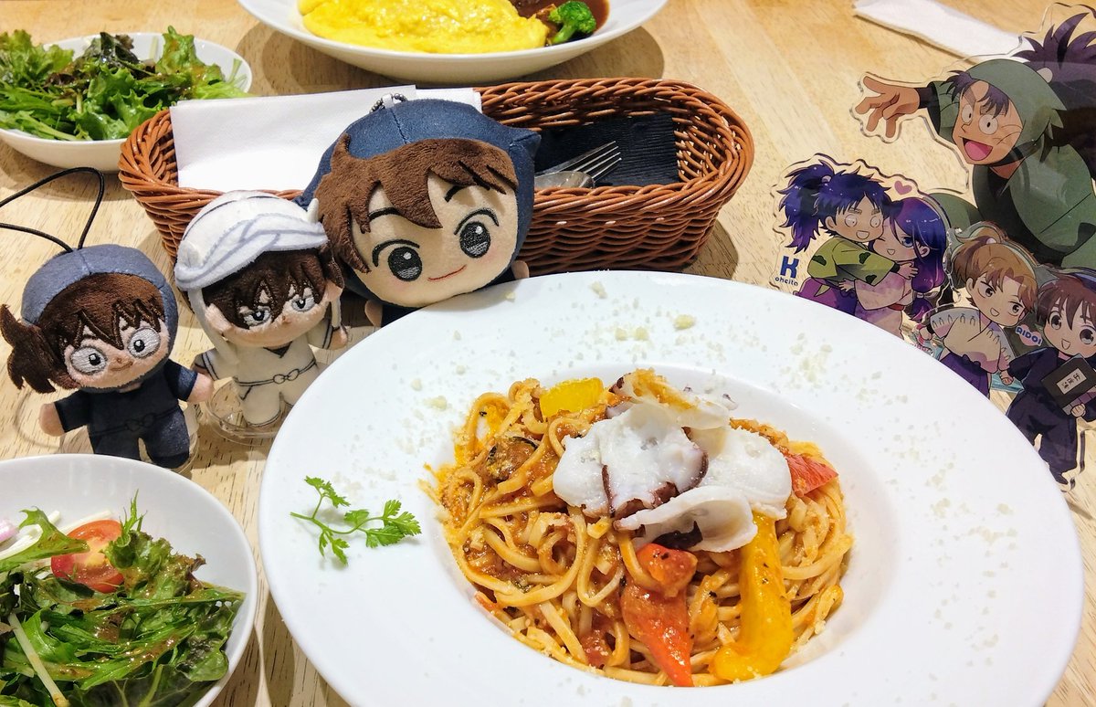三日さんに付き合ってもらって観光ランチしてきたー!こへつばのお話たくさんしてもらえて楽しかったし、おしゃぶりもんじろうも手に入れました!✨✨ 