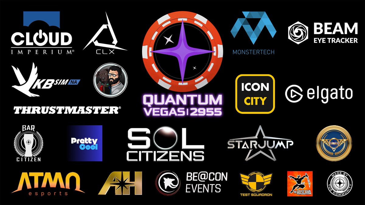 To our amazing sponsors, THANK YOU for your belief and support of Quantum Vegas 2955! #StarCitzen #LasVegas #Area15