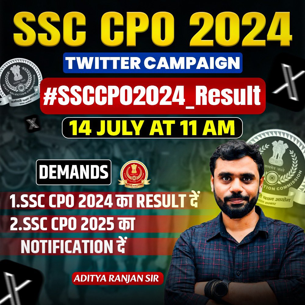 SonuSanwas's tweet image. कभी-कभी सबसे बड़ी तकलीफ़ इंतज़ार नहीं होती,
बल्कि वो चुप्पी होती है जो सिस्टम हमें देता है।
SSC CPO 2024 का Final Result 4 महीने से अटका पड़ा है —
ना तारीख़, ना नोटिस, ना जवाब।
अब #SSCCPO2024_Result चाहिए।
@DoPTGoI
