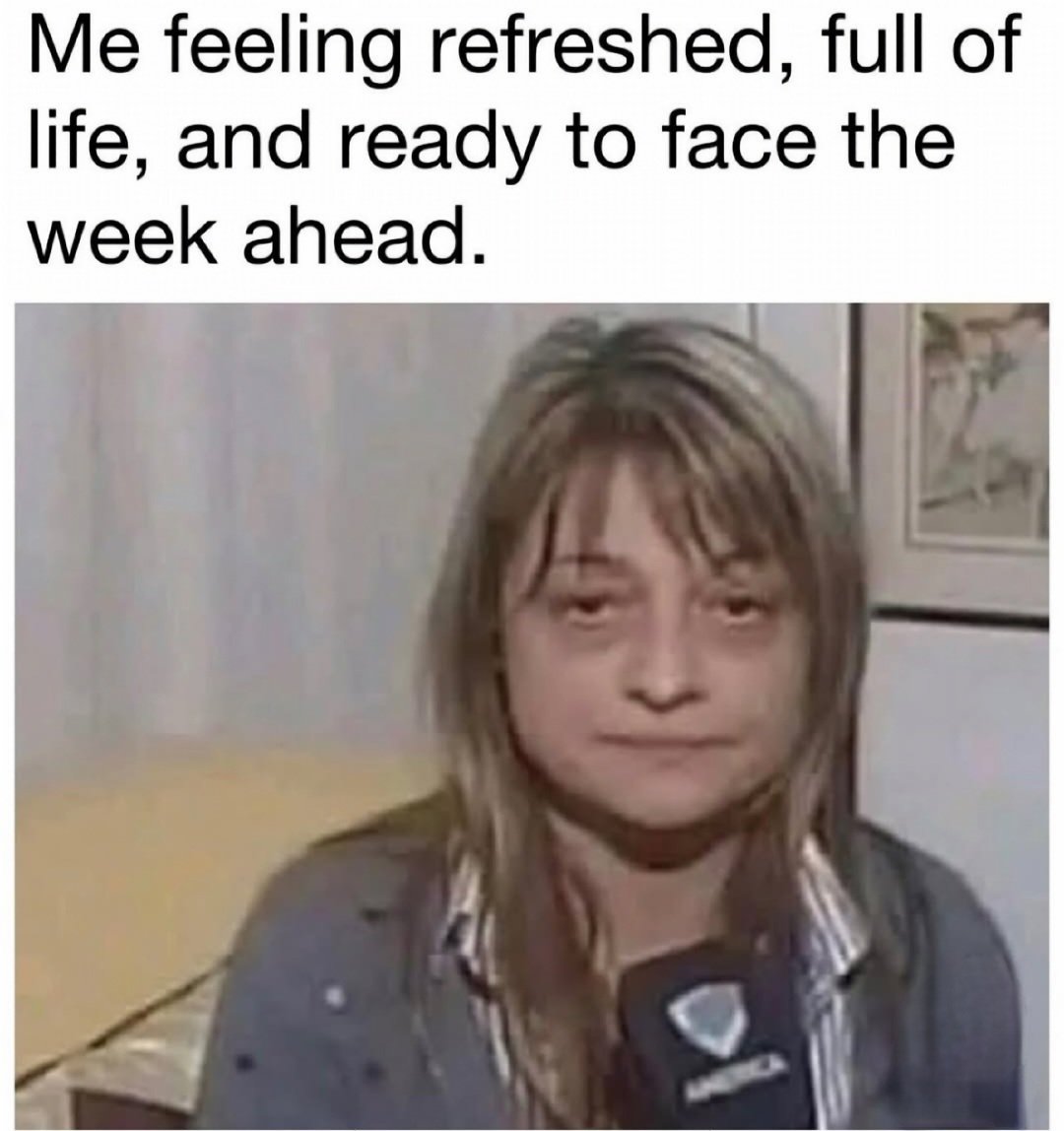 Here we are again. Happy Monday