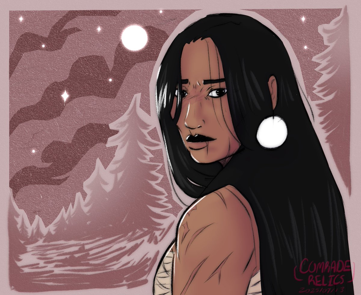 quiet lady with her hair down anyone?

a quick doodle
#rdoc #rdooc