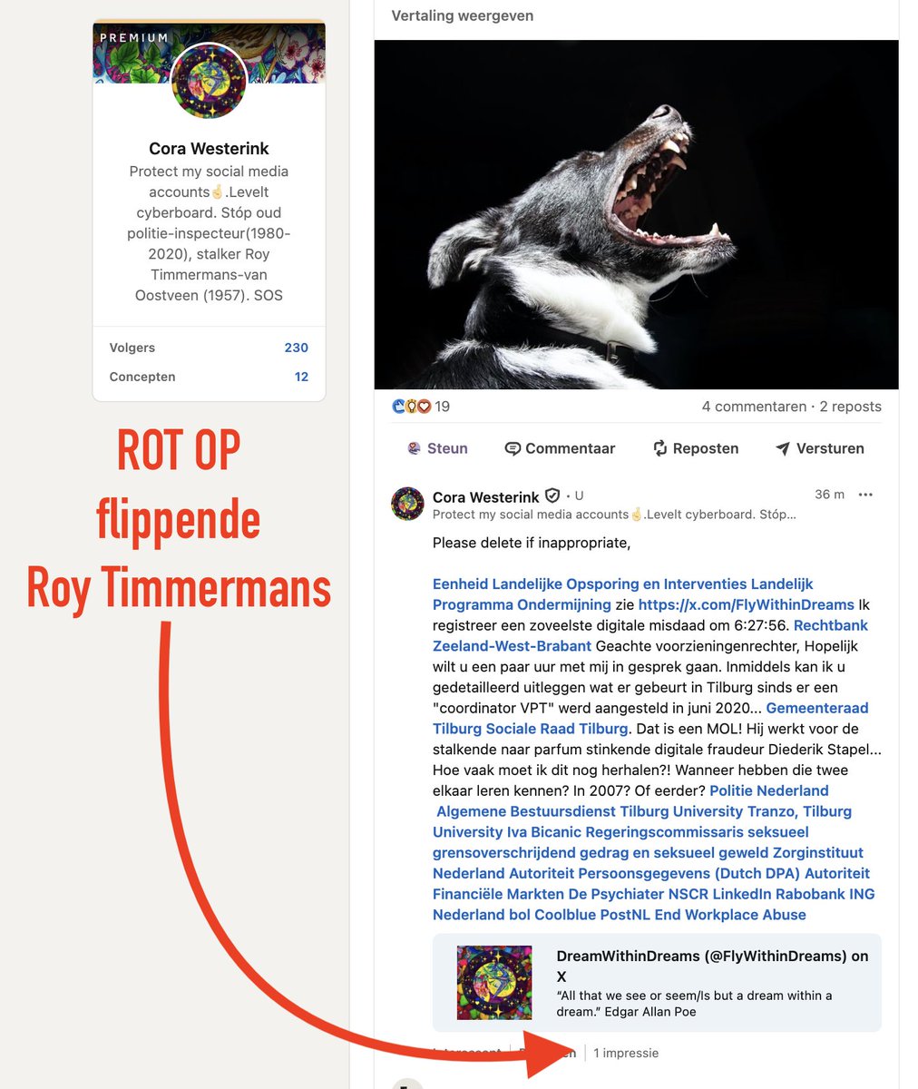practicetwiet's tweet image. ROT OP ROY TIMMERMANS-van Oostveen(1957). Oud politie-inspecteur @omroepbrabant @NSCR_Instituut . Sinds wanneer werk jij voor digitale fraudeur, stalkende naar parfums stinkende Diederik Stapel&amp;amp; Marcelle Hendrickx? @ZEMBLA @VPROTegenlicht @PRDVFoundation @Safety CONTACT&amp;gt; @Het_OM