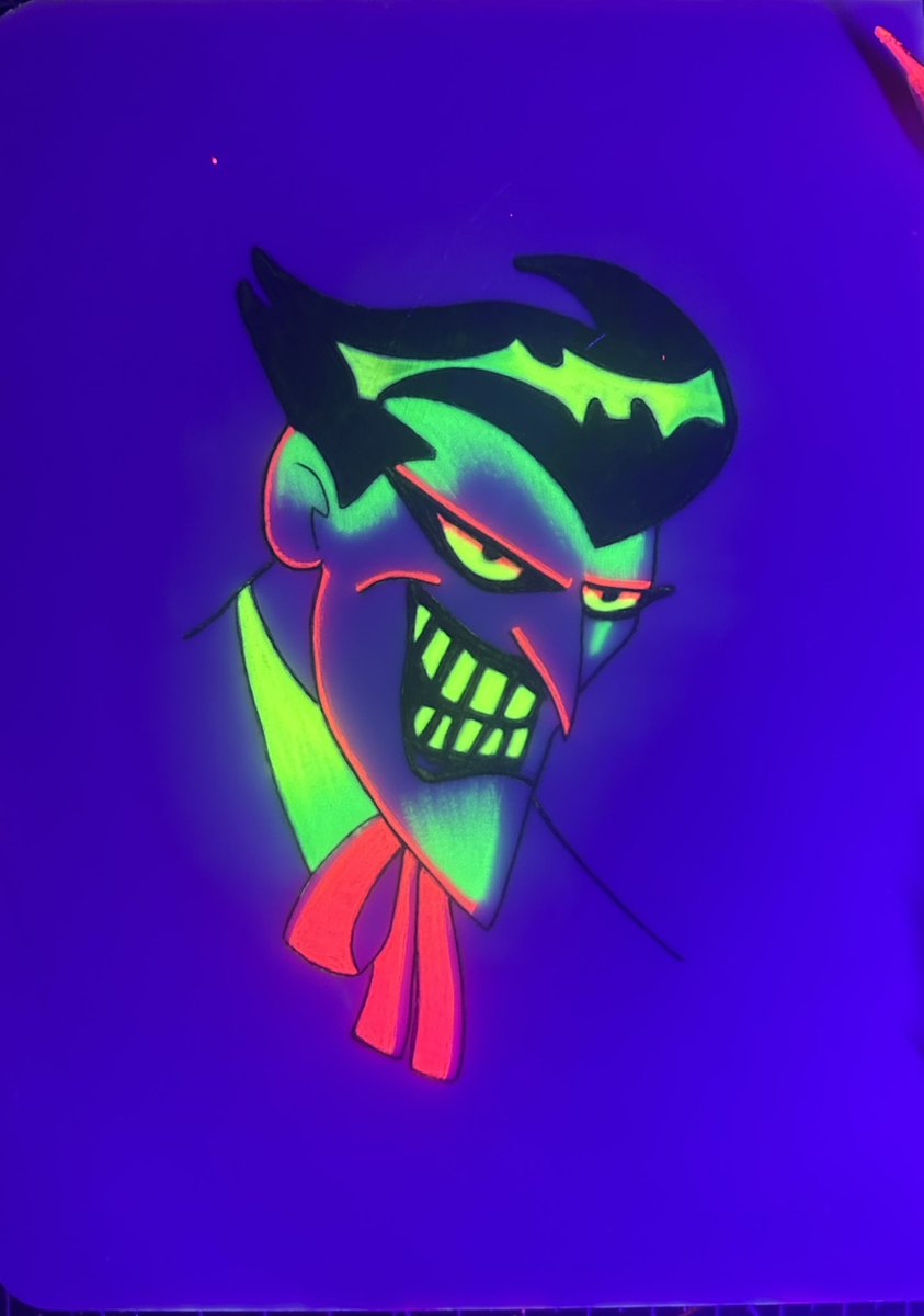 One of my favourite tattoos I did while experimenting with neon inks