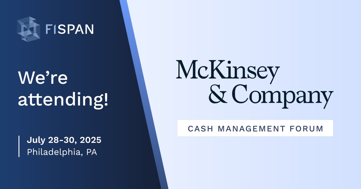 FISPAN (@fispan_) on Twitter photo We are excited to share that our Founder & CEO Lisa Shields will be attending <a href="/McKinsey/">McKinsey & Company</a>'s second Cash Management Forum.
Attending #CMF2025? Don’t miss the chance to connect with Lisa!
#FISPAN #EmbeddedBanking We are excited to share that our Founder & CEO Lisa Shields will be attending <a href="/McKinsey/">McKinsey & Company</a>'s second Cash Management Forum.
Attending #CMF2025? Don’t miss the chance to connect with Lisa!
#FISPAN #EmbeddedBanking