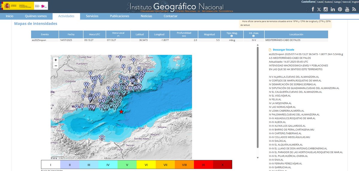 Hace un rato diversas zonas de la costa mediterránea han sentido un #terremoto.

Nosotros, desde nuestras casa, podemos ayudar al estudio de estos fenómenos.

Ten descargada la app del <a href="/IGN_Sismologia/">IGN Sismología</a> y, si sientes un terremoto, comunícalo.

Nuestra información, ayuda.