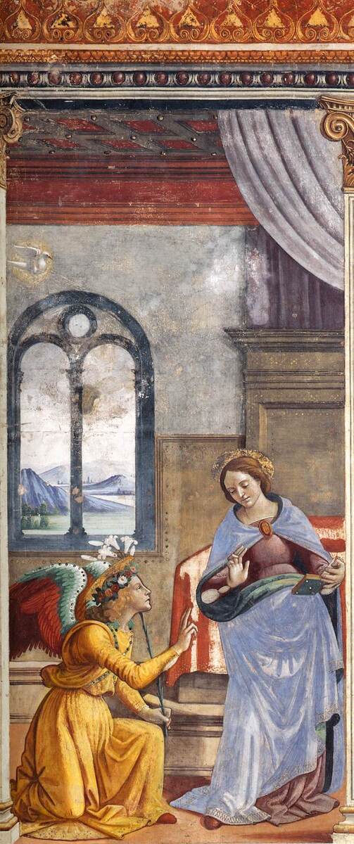 The Annunciation wikiart.org/en/domenico-gh…