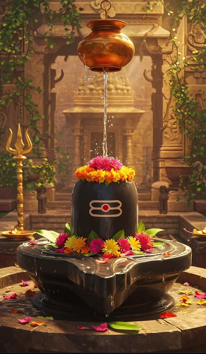 DabolaLaxman's tweet image. ॐ त्र्यम्बकं यजामहे सुगन्धिं पुष्टिवर्धनम्। उर्वारुकमिव बन्धनान्मृत्योर्मुक्षीय माऽमृतात्॥
“रुद्राभिषेक”
"ओम नमो भगवते रुद्राय।
सर्वेश्वराय महादेवाय नमः।
#सावन_सोमवार
#हर_हर_महादेव
श्रावण मास के प्रथम सोमवार की सभी को हार्दिक शुभकामनाएं!