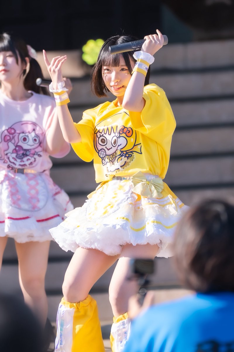 0223yoshi's tweet image. 2025.7.12 「ASH FES!! -野外SP!!-Supported by 東別院音食Night Market」  東別院境内特設ステージ

#AQA #夢咲のどか #よちよち界隈