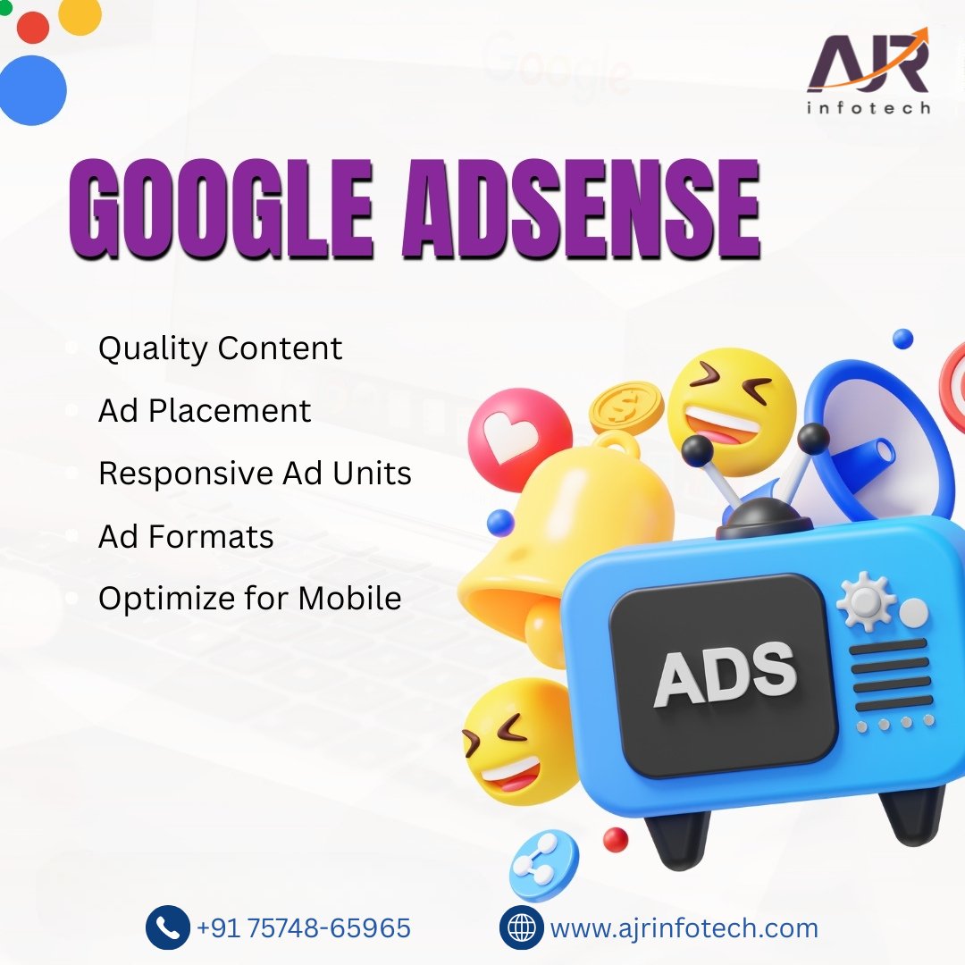 ajrinfotech's tweet image. #AdSenseTips #MonetizeContent #BloggingIncome #AJRInfotech