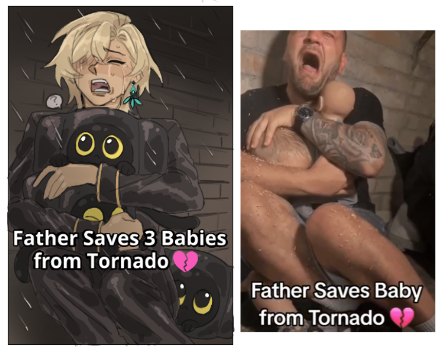 TotesNotSoap's tweet image. a few more storm chaser au magma doodles
