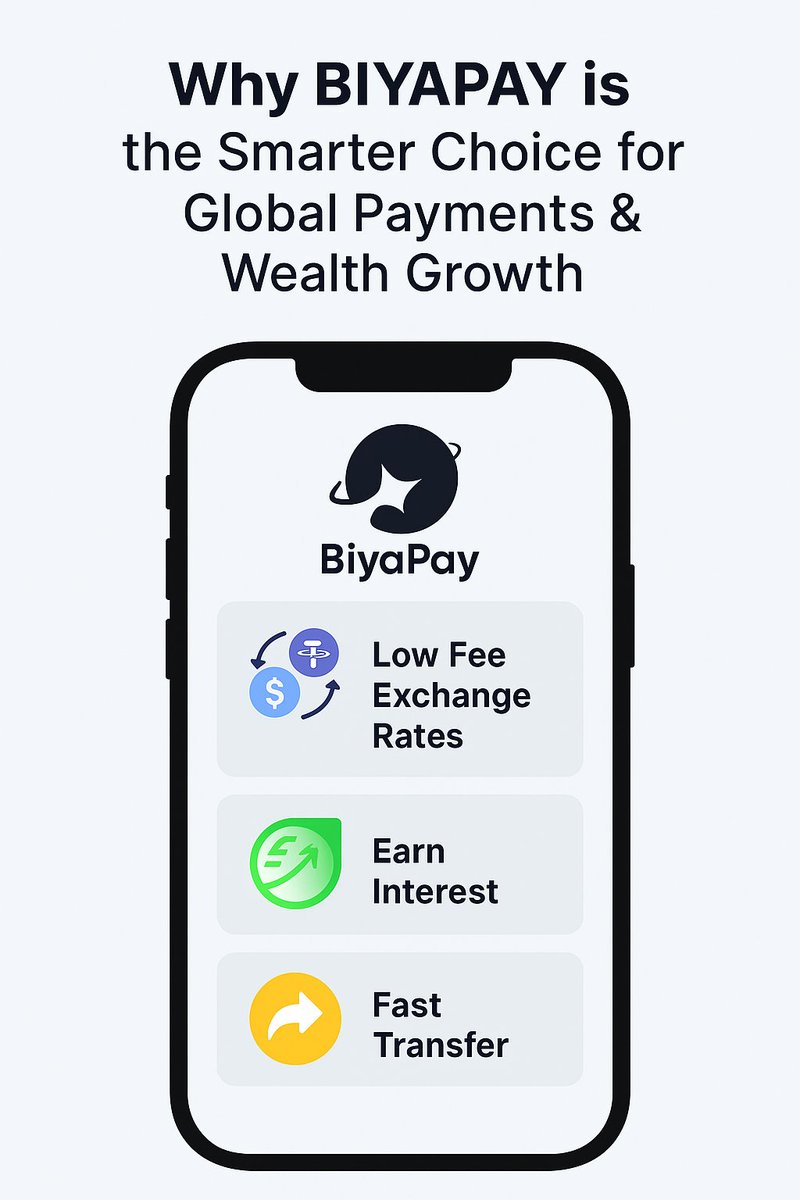 Why I choose BIYAPAY as the Smartest Choice for Global Payments &amp; Wealth Growth

BiyaPay is redefining the way we exchange, remit, and manage wealth across borders offering smarter, faster, and cheaper solutions for individuals and businesses alike and I want everyone to join