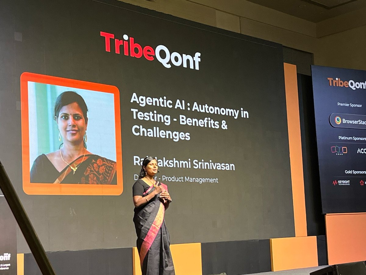 ZohoQEngine's tweet image. That&apos;s a wrap at #TribeQonf 2025! Thanks to the energizing crowd for making this a huge success. And in that rigour, sign up for the Zoho QEngine Testathon and test away to win epic prizes! 🏆

#ZohoQEngine #Testathon2025
