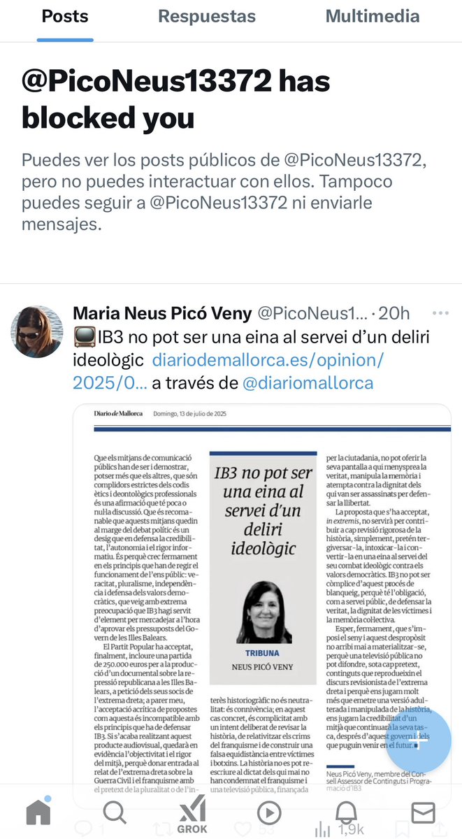 Aquí la pseudopsiquiatra que diagnostica delirios ideolOgicos...👇🏼