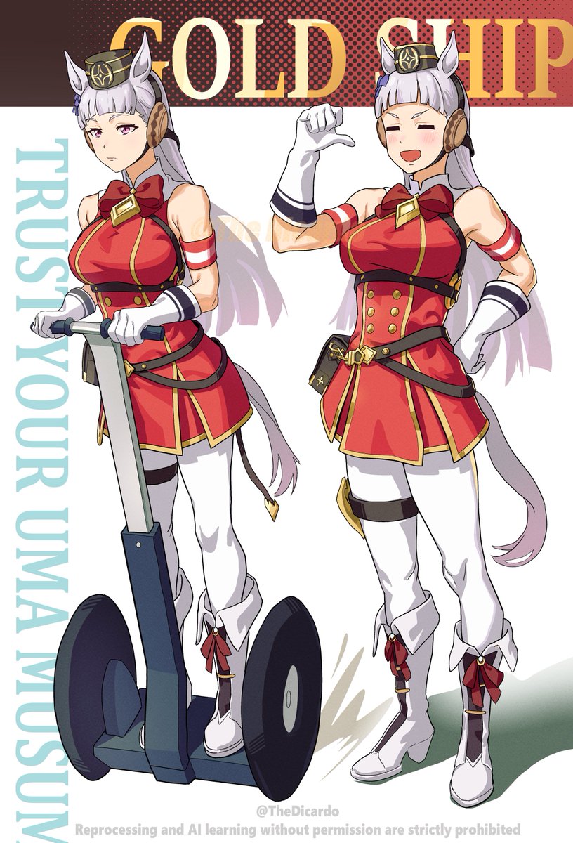 あなたのウマ娘を信じて!! ╰(▔∀▔)╯
💛🔴

#goldship #ゴールドシップ #umamusume #ウマ娘
#umamusumeprettyderby