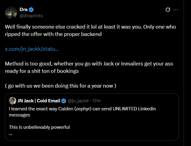 JN Jack | Cold Email tweet media