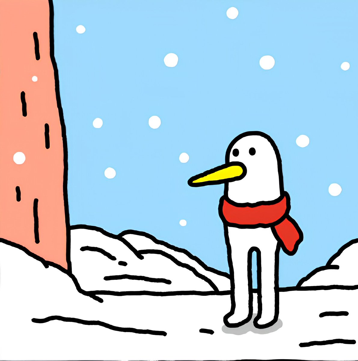 LetsDork's tweet photo. Still freezing… still standing. https://t.co/TERACI4MBM