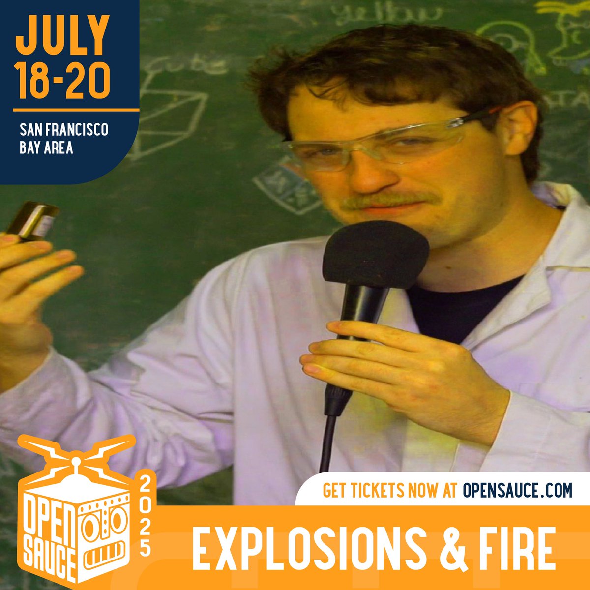 Explosions_Fire's tweet image. Open Sauce @OpenSauceLive is now less than a week away! A really fantastic maker + creator event happening in SF, that I’ve really enjoyed the previous 2 years. Tickets are still available, hope 2 see ya there!!