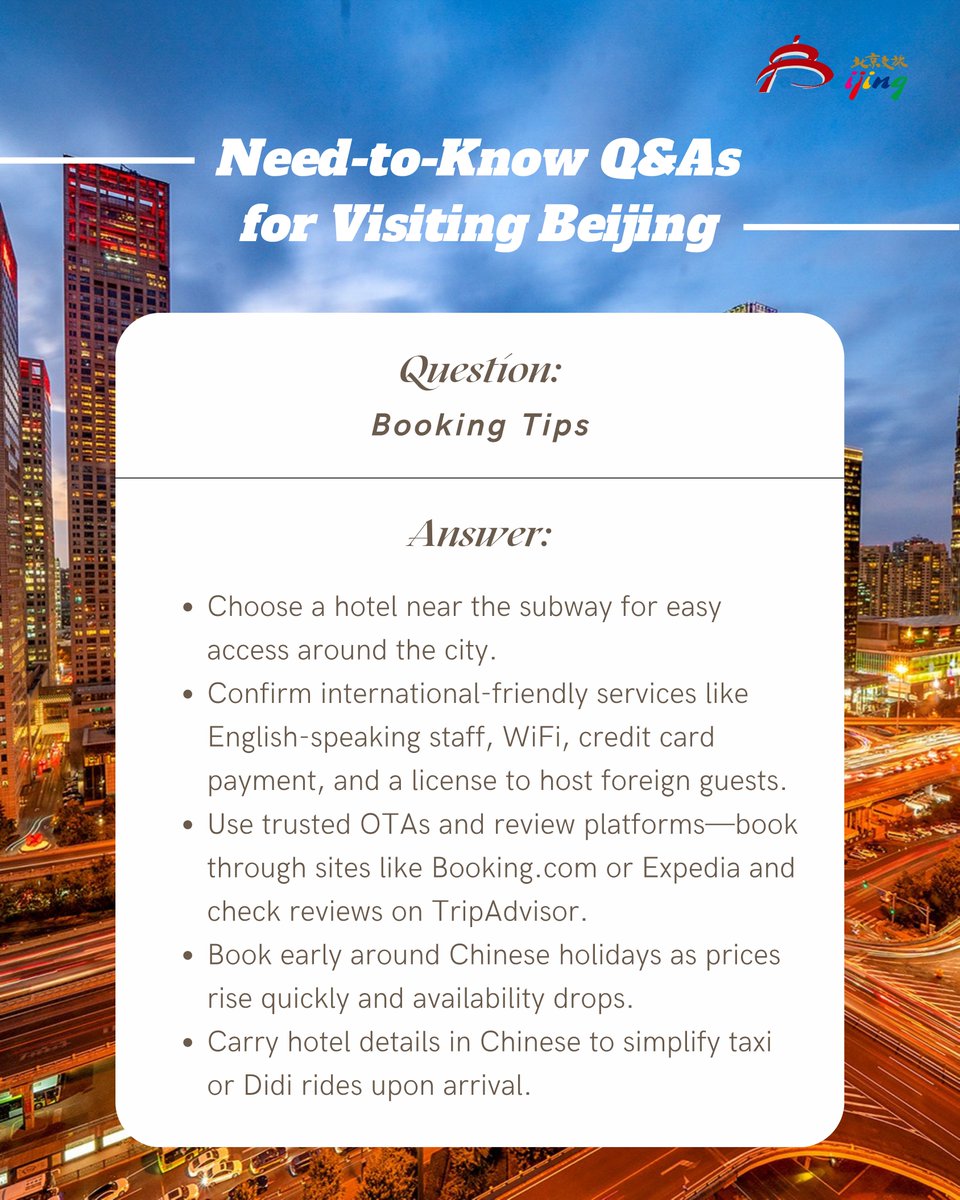 Where to Stay in Beijing: A Hotel Guide for International Travelers!
Visiting Beijing and wondering where to stay? From historic neighborhoods to buzzing nightlife zones, finding the right location can shape your whole experience. Here’s a guide to help you choose the perfect