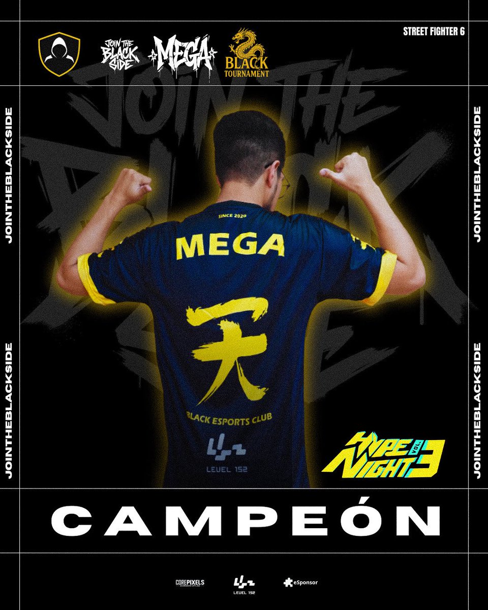 BLACK ESPORTS (@blackesportsfgc) on Twitter photo Finalmente el campeón del torneo interno de #SF6 que entrega pasaje y estadía a Perú para parricipar de <a href="/gethypezone/">GetHypeZone</a> es <a href="/Blk_Mega/">BLK | Mega</a> Quién nos representará entrega noviembre en #StreetFighter6 Grande Pablo 👈🏻🗿 Finalmente el campeón del torneo interno de #SF6 que entrega pasaje y estadía a Perú para parricipar de <a href="/gethypezone/">GetHypeZone</a> es <a href="/Blk_Mega/">BLK | Mega</a> Quién nos representará entrega noviembre en #StreetFighter6 Grande Pablo 👈🏻🗿