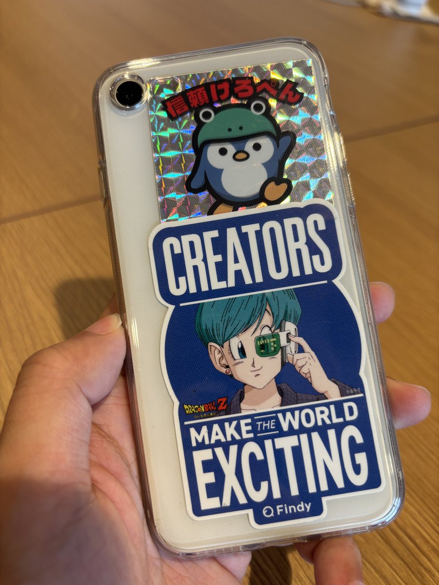 hikkie13's tweet image. 社用携帯のデコを #srenext  でもらったステッカーに変更! 気分上々🚀