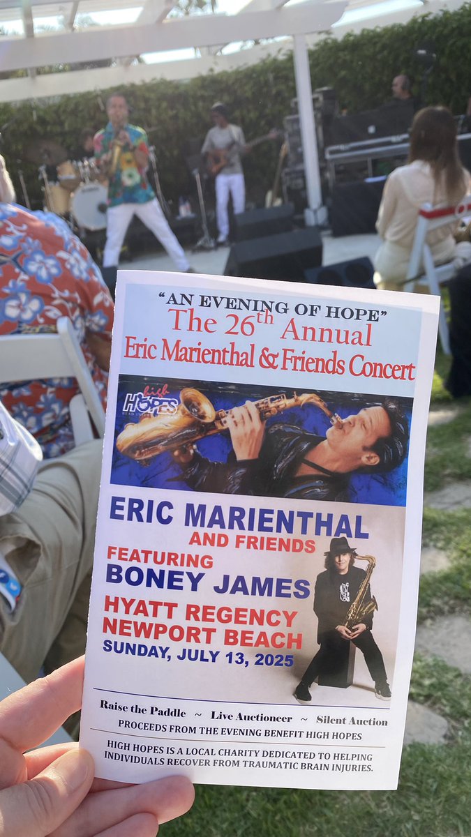 26th Annual Eric Marienthal &amp; Friends Benefit concert for High Hopes Head Injury Program.