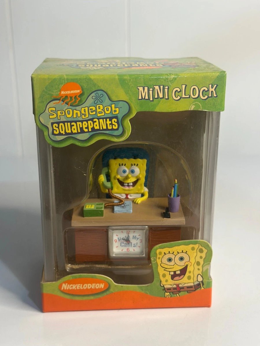 ArtofSpongebob's tweet image. A clock from 2003, based on "The Bully."