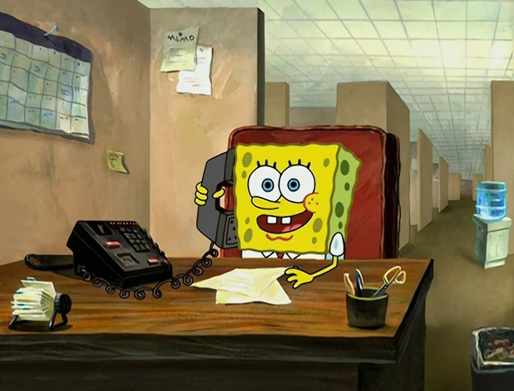 ArtofSpongebob's tweet image. A clock from 2003, based on "The Bully."