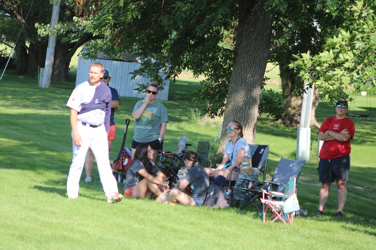 Ryan Rasche had the largest fan delegation at the game, and he even visited them while the Bulls were batting. It would have slowed the pace of the game down considerably had he done it while he was pitching.