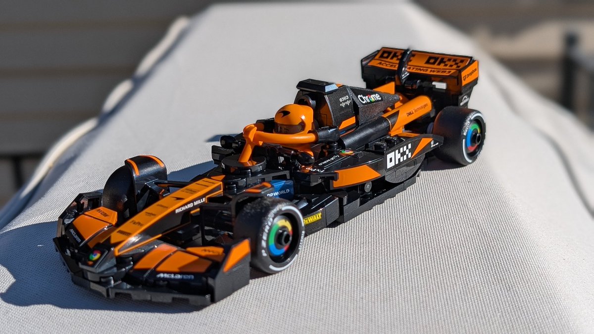 My mother-in-law is the biggest <a href="/McLarenF1/">McLaren</a> fan, she just built her own Lego set to put next to the TV whilst she watches the <a href="/F1/">Formula 1</a> 🎉