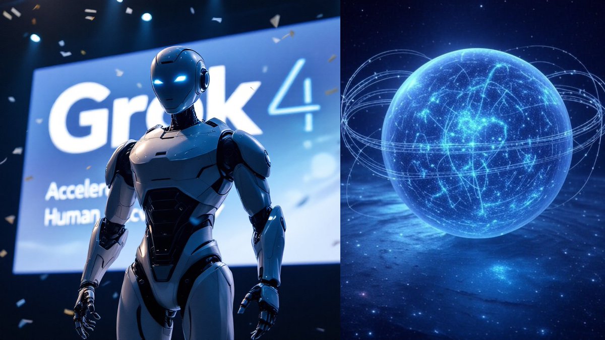 sarahfatima_'s tweet image. Grok 4: "We are in the intelligence big bang Right now." ~@elonmusk