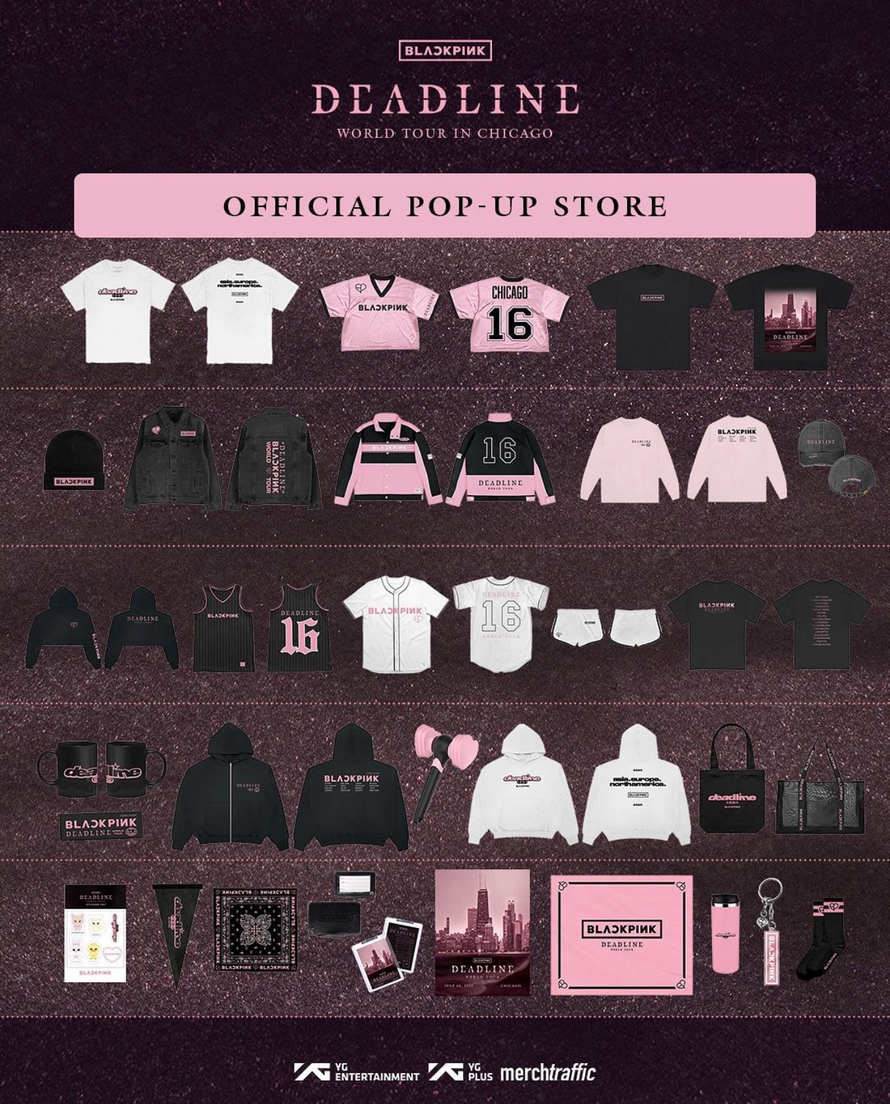 BLACKPINK DEADLINE POPUP ユニフォームTシャツ Mサイズ BLACKPINK PREMIUM DEBUT SHOWCASE GOODS