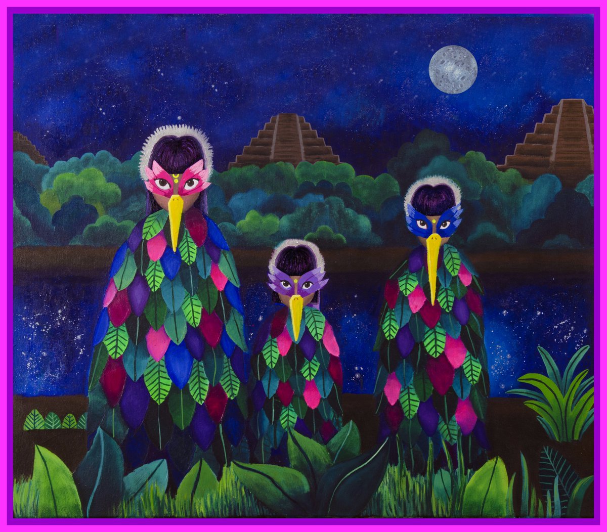 LAND OF BIRDS
Artist: <a href="/lalunayelfuego/">Quilla Nina</a>