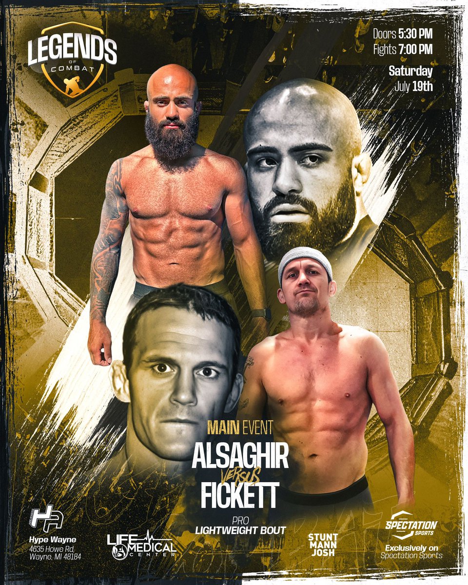 Abe_Thekiller's tweet image. JULY 19 - DONT BLINK 馃嚤馃嚙
Taking on a UFC vet. See you Saturday
@AliAbdelaziz00 @SpectationNet