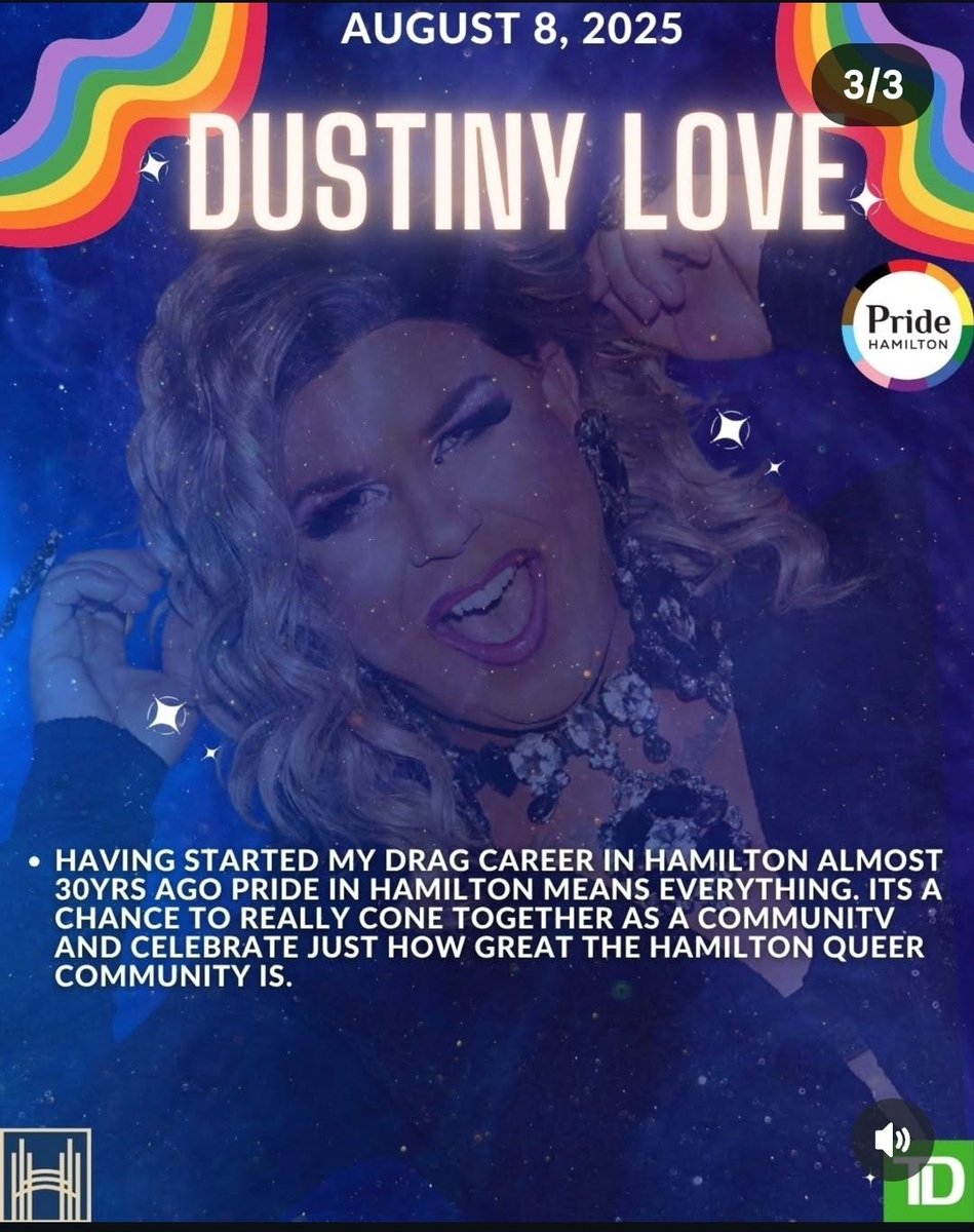 dustiny_love's tweet image. SUPER EXCITED to be performing again this year at @HamiltonPride 🏳️🌈
Join the celebrations AUG 8-9
I wil be hitting thecstage on Aug 8 between 5-11:30pm
Be Safe & Be Happy 💋
#HamiktonHouseOfLove
#HamiltonDragRoyalty
#Yasssssss
#ICON
#PrideHamilton
#WERK
