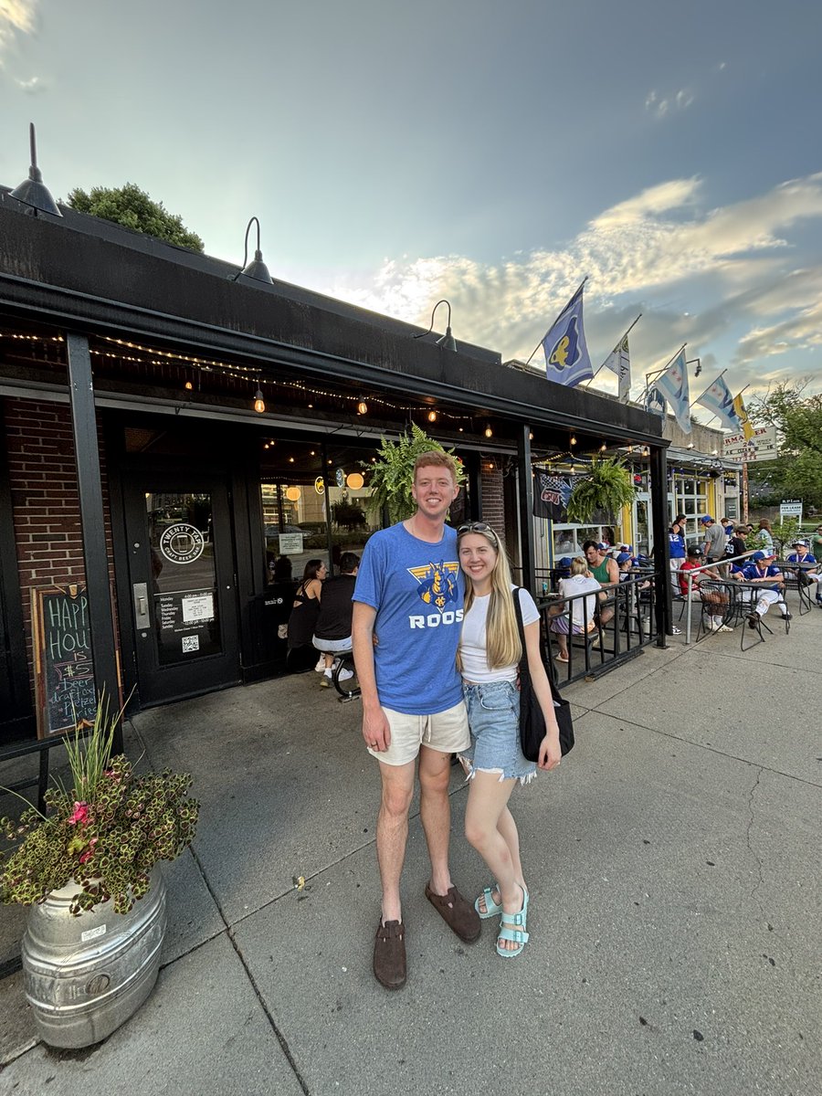 ReporterEric's tweet image. We’re going to miss our little house. 54th and College Ave is the best intersection in Indiana. Twenty Tap, Fat Dan’s and The Bulldog became weekly stops with the best neighbors we’ll ever have. Always a place in our hearts for our first home together🫶
