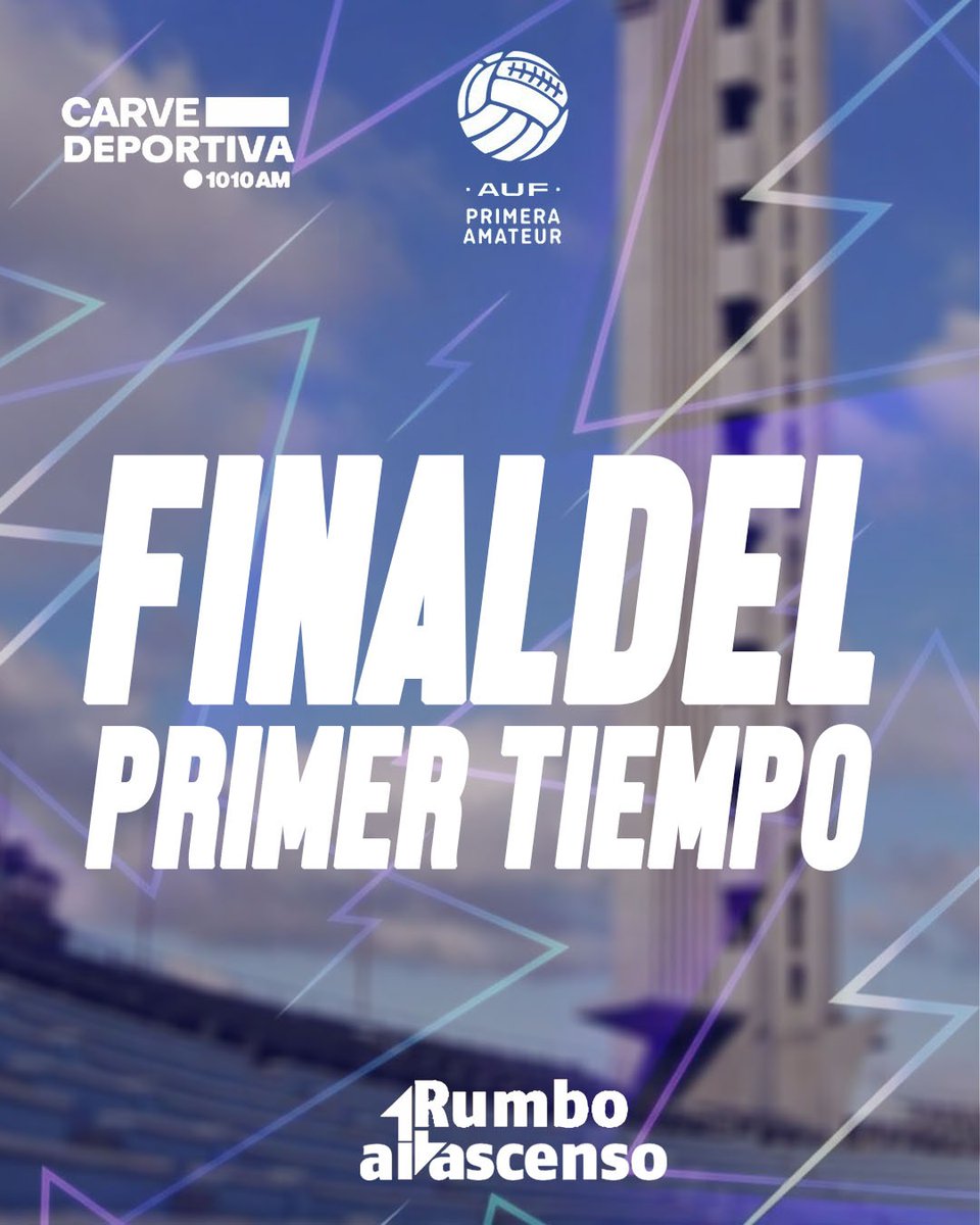 #PrimeraC
Final del 1er tiempo
Villa Teresa 0 Platense 1
#rumboalascenso
EN TODAS LAS CANCHAS