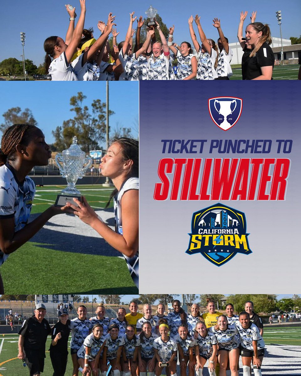 Women’s Premier Soccer League (@wpsl) on Twitter photo 𝗣𝗟𝗔𝗬𝗢𝗙𝗙𝗦 | <a href="/CalStormSoccer/">California Storm</a> repeats as West Region Champions and secures its place in the WPSL Championship
📸 <a href="/Sandras_SportsS/">Sandra’s Sports Shots 📷</a> 𝗣𝗟𝗔𝗬𝗢𝗙𝗙𝗦 | <a href="/CalStormSoccer/">California Storm</a> repeats as West Region Champions and secures its place in the WPSL Championship
📸 <a href="/Sandras_SportsS/">Sandra’s Sports Shots 📷</a>