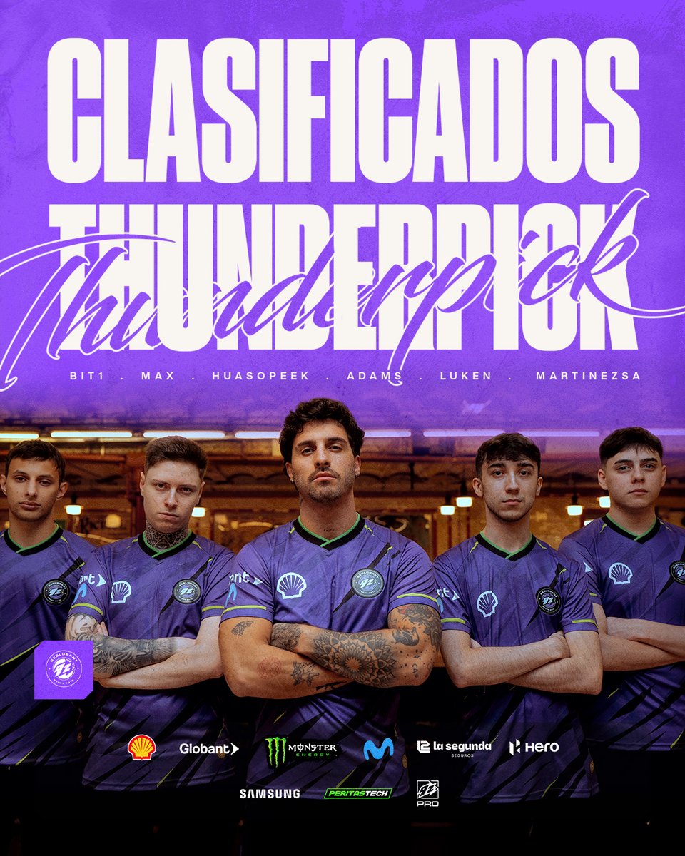 ¡NOS VAMOS A EUROPAAAAAAA! 🇪🇺

Vencimos por 2-0 a <a href="/ODDIKgg/">ODDIK</a> y clasificamos al closed qualy del la Thunderpick World championship.

🇦🇷 <a href="/LuknCSGO/">Luken</a>
🇺🇾 <a href="/maxgzez/">max</a>
🇨🇱 <a href="/HUASOPEEK/">HUASOPEEK</a>
🇪🇸 <a href="/MartiinezSa/">Martinez</a>
🇷🇴 <a href="/adamS_csgo/">adamS</a>
🇧🇷 <a href="/bit1/">Bruno Fukuda Lima</a>

#TodoVioleta 💜