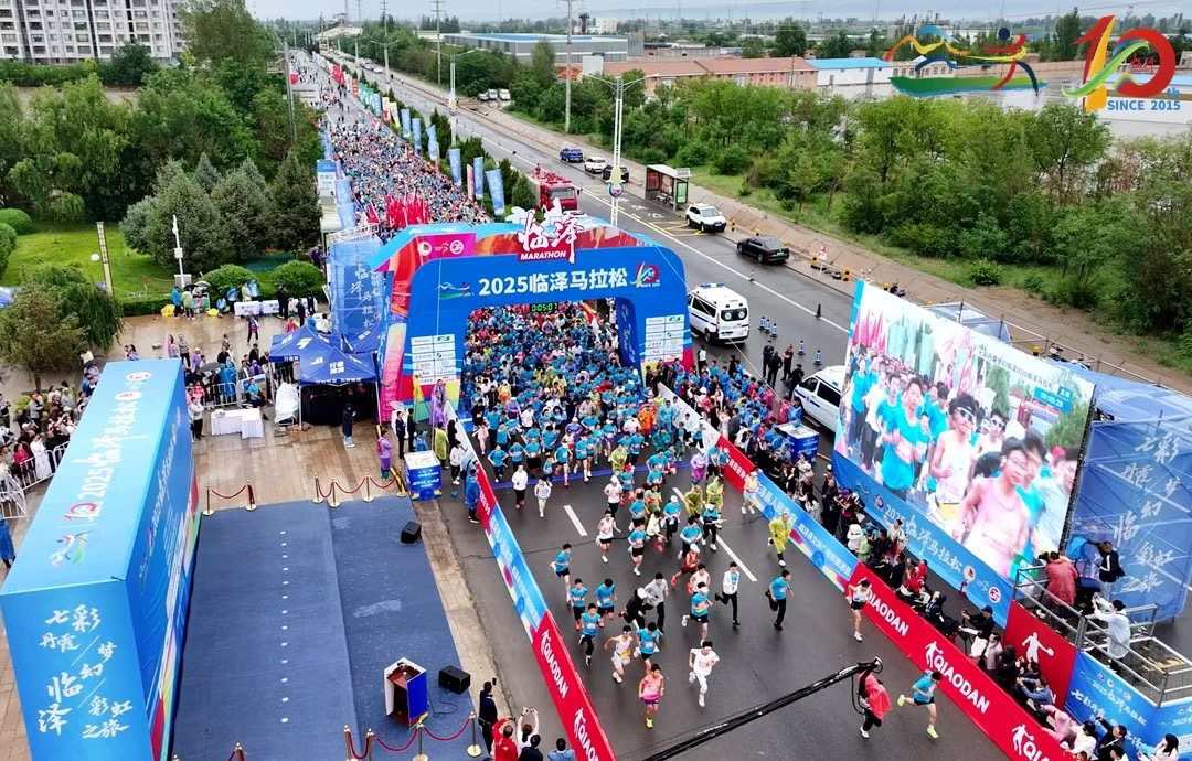 The 2025 Linze Marathon timing work has been successfully completed—BeeDance chiptiming