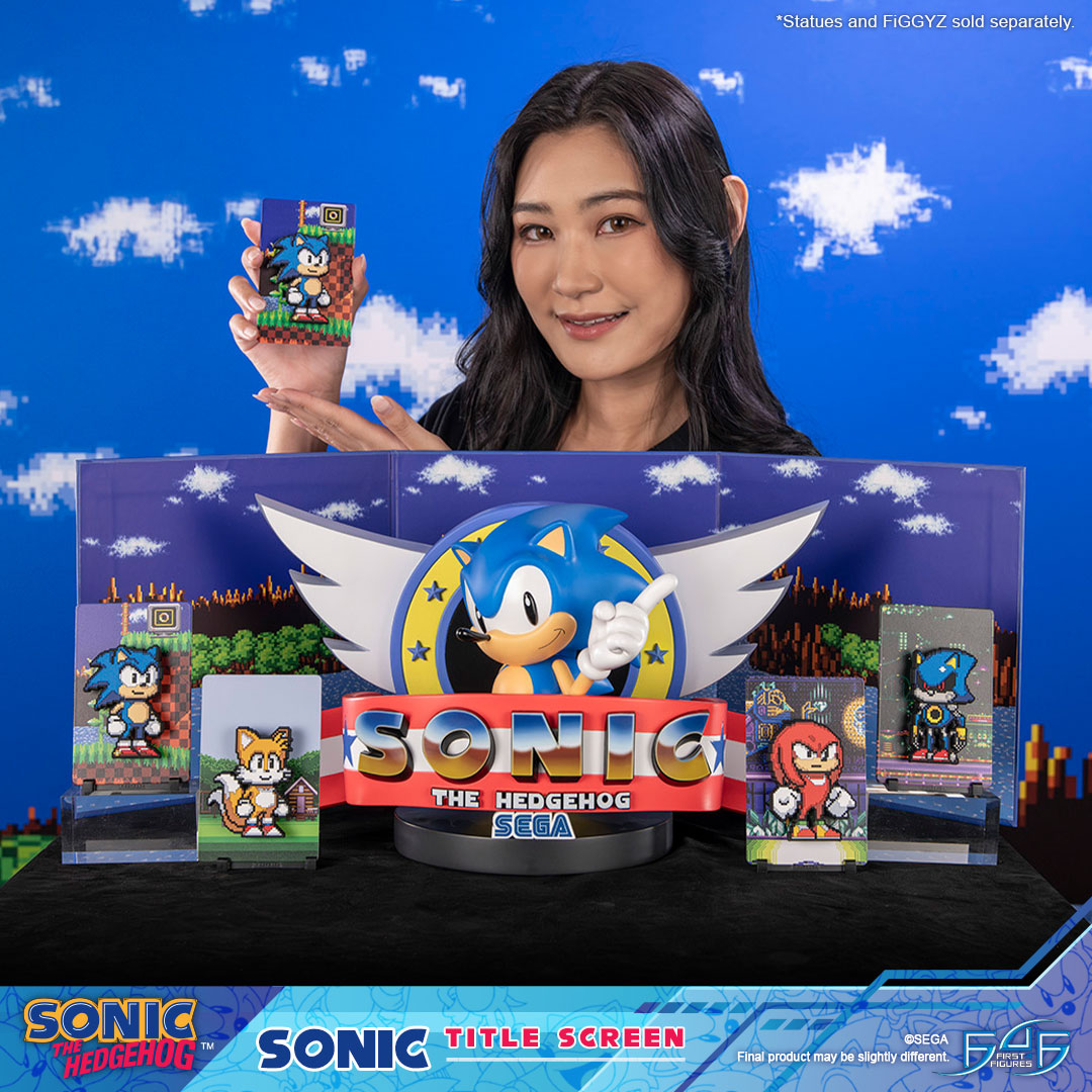 First4Figures's tweet image. SONIC TITLE SCREEN PRE-ORDERS NOW OPEN!
Sonic fans, which one’s your favorite? Presenting our Sonic Title Screen statue with the Sonic The Hedgehog FiGGYZ Wave 1 lineup, featuring Sonic, Tails, Knuckles, and Metal Sonic! Statues and FiGGYZ sold separately.
Pre-orders for our…