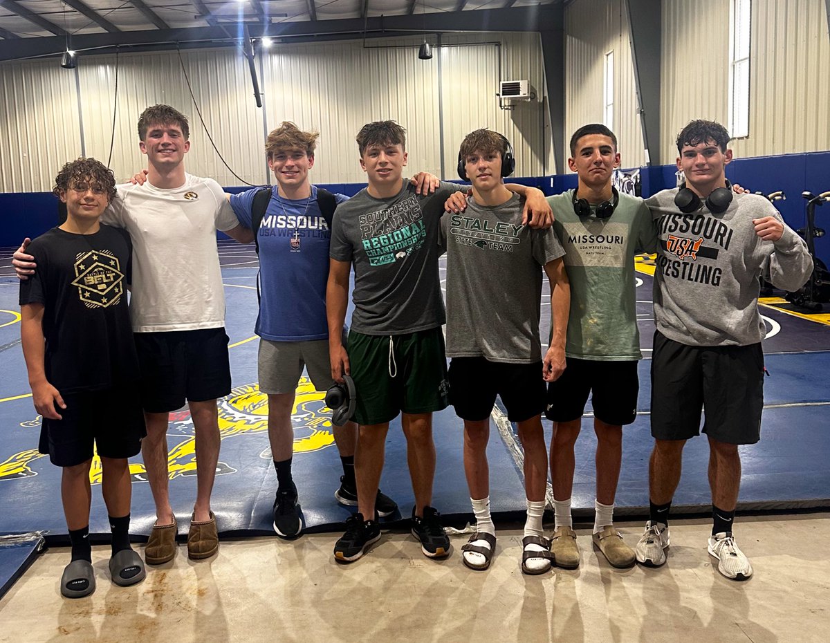 Elisha Bears (@elishabears) on Twitter photo These Staley guys are ready to wrestle! The 2025 U.S. Marine Corps Freestyle and Greco Nationals in Fargo starts tomorrow!!! Great luck and have some fun!!! <a href="/StaleyWrestling/">Staley Wrestling</a> <a href="/missouriwrestle/">Missouri Wrestling</a> <a href="/SHSFalcons/">Staley High School</a> <a href="/NKCSchools/">NKC Schools</a> <a href="/Wrestling_Cent/">Wrestling Central</a> <a href="/MissouriUSAW/">MO USA Wrestling</a> These Staley guys are ready to wrestle! The 2025 U.S. Marine Corps Freestyle and Greco Nationals in Fargo starts tomorrow!!! Great luck and have some fun!!! <a href="/StaleyWrestling/">Staley Wrestling</a> <a href="/missouriwrestle/">Missouri Wrestling</a> <a href="/SHSFalcons/">Staley High School</a> <a href="/NKCSchools/">NKC Schools</a> <a href="/Wrestling_Cent/">Wrestling Central</a> <a href="/MissouriUSAW/">MO USA Wrestling</a>