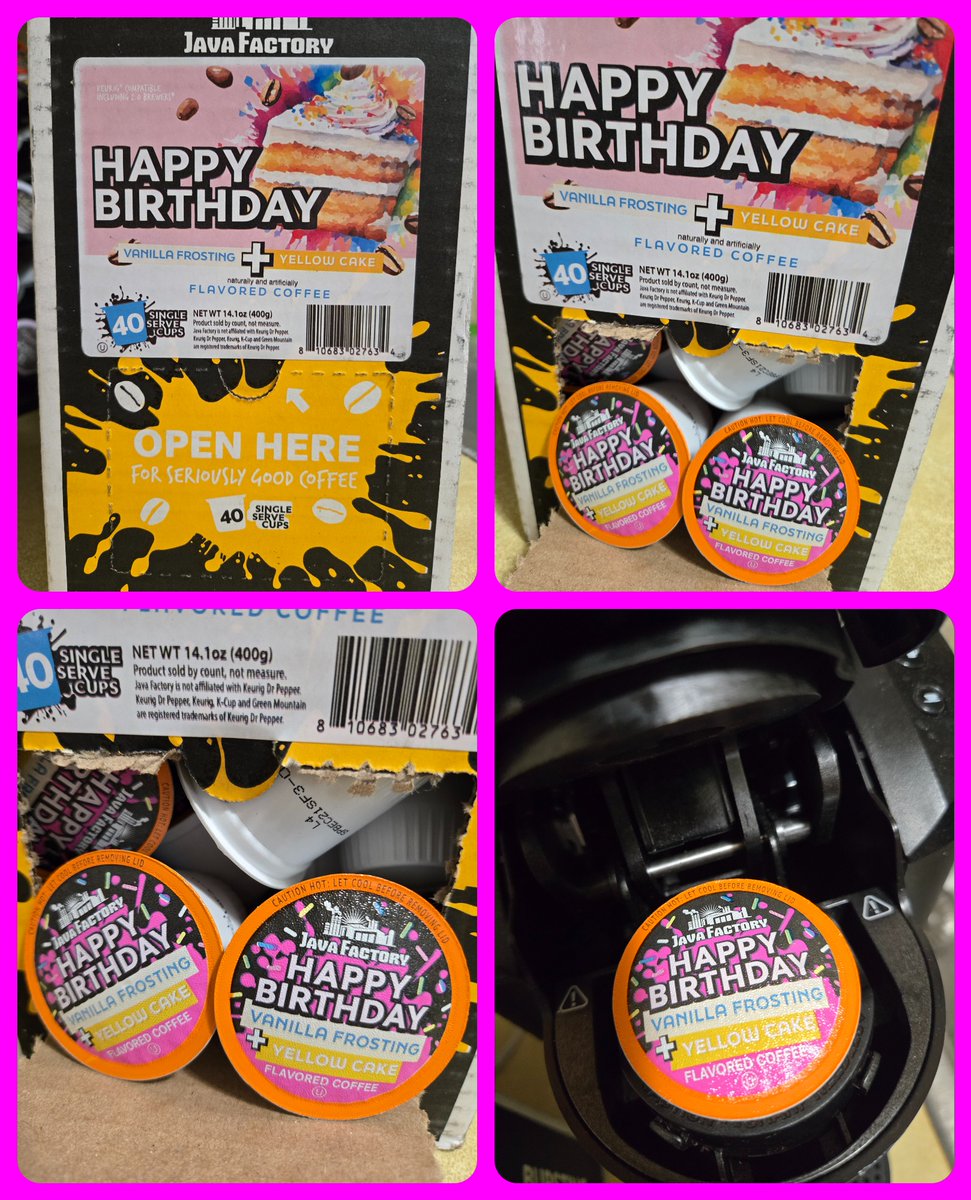 Have you checked out the new look at Java Factory Roasters? We received got to try out their new Birthday Cake flavor &amp; it didn't disappoint.

Check out their products on their website javafactory.com and also easy ordering at Amazon here 📷 amzn.to/4ltl13K
