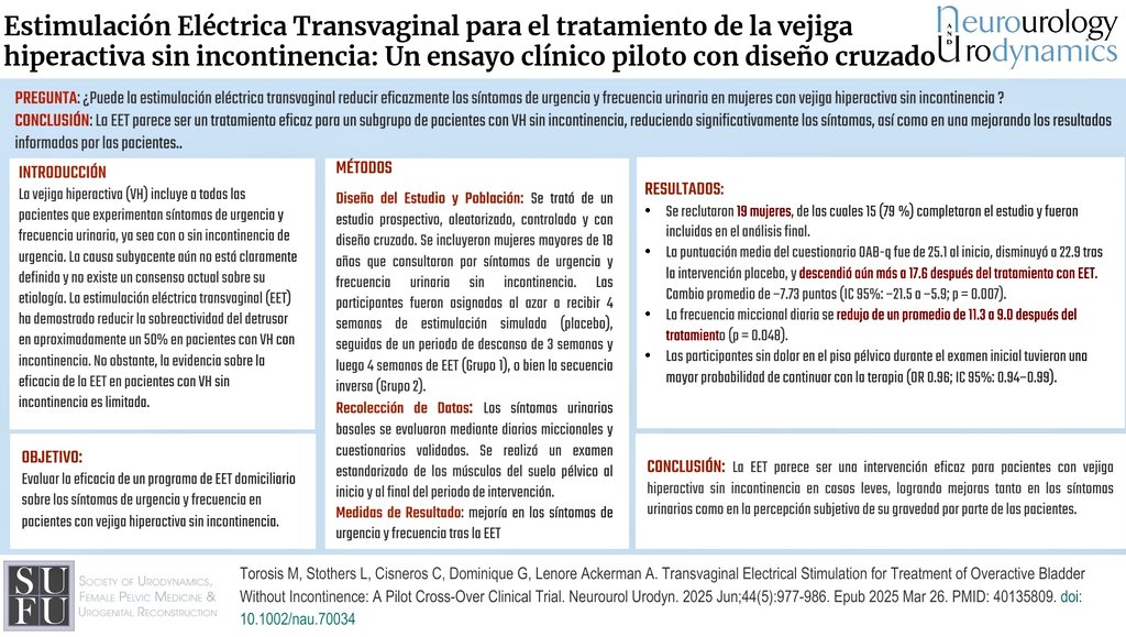 Neurourol Urodyn (@neurourolurodyn) on Twitter photo Estimulacion electrical transvaginal para tratar vejiga hiperactiva
Traducido por <a href="/julivillanuevac/">Juliana Villanueva</a>
onlinelibrary.wiley.com/doi/10.1002/na… Estimulacion electrical transvaginal para tratar vejiga hiperactiva
Traducido por <a href="/julivillanuevac/">Juliana Villanueva</a>
onlinelibrary.wiley.com/doi/10.1002/na…