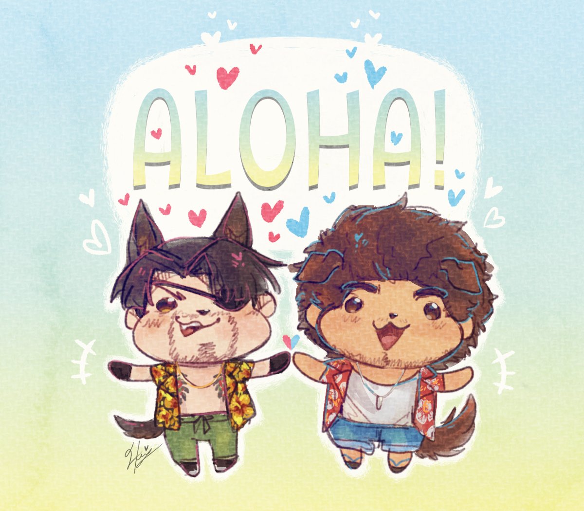 HSouflee's tweet image. ๐ฉท๐๐๐ถ๐ Aloha! ๐๐ถโค๏ธ๐ค๐ฉต
#้พใๅฆใ #ๆฅๆฅไธ็ช #็ๅณถๅพๆ #YakuzaLikeADragon #FanArt