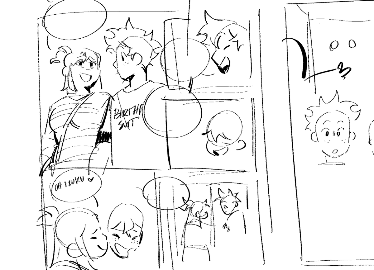 habkart's tweet image. we're back with my favourite activity, starting a deku birthday comic the day before his big day