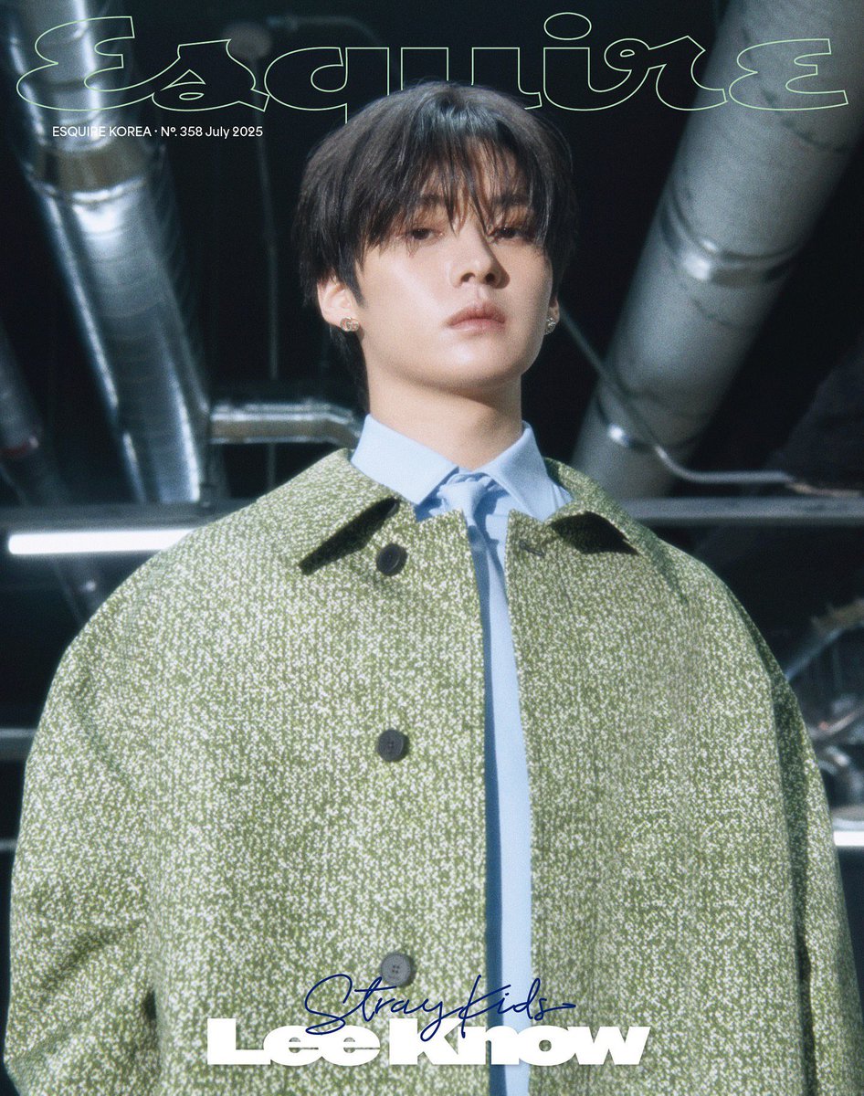 Lee know en gucci para esquire kr agosto