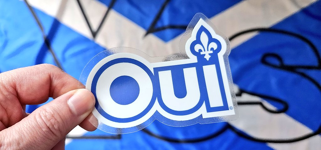 QuebecScotland's tweet image. 😍 I received my ⚜️ #QUÉBEC OUI stickers today in 🏴 #Scotland 💙👍
🏴👊⚜️
Available here (🌐 international):
quebecoui.myspreadshop.com/yes+quebec-A68…
#AUOB #QuébecLibre #OUIQc #paysQc #indépendance #Montreal #OUI #FreeQuebec #AUOBGlasgow #YesScotland #Yes #ScotlandIndependence #Yes2Scotland