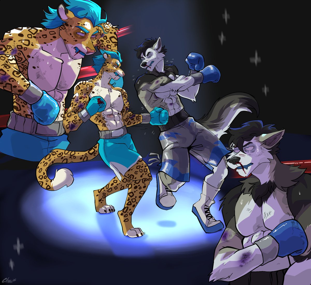 Clovie22(COMMSS OPEN) (@blueclovie) on Twitter photo Decisive moments in life of two opponents.
Art commission for <a href="/chriseggus/">Brormorc (Gary)</a> and friend Decisive moments in life of two opponents.
Art commission for <a href="/chriseggus/">Brormorc (Gary)</a> and friend